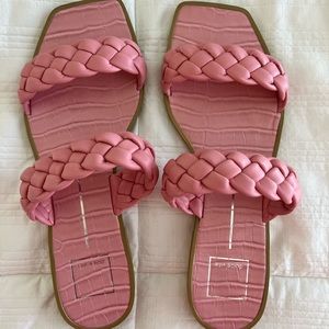 💗Worn Once💗 Dolce Vita Indy Braided Flat Sandals Size 10